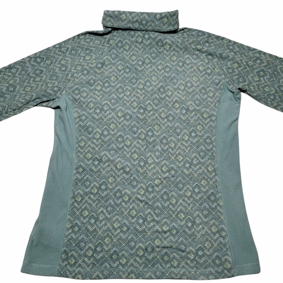 Women's Columbia Fleece Zip Pullover Sz L - Picture 3 of 5